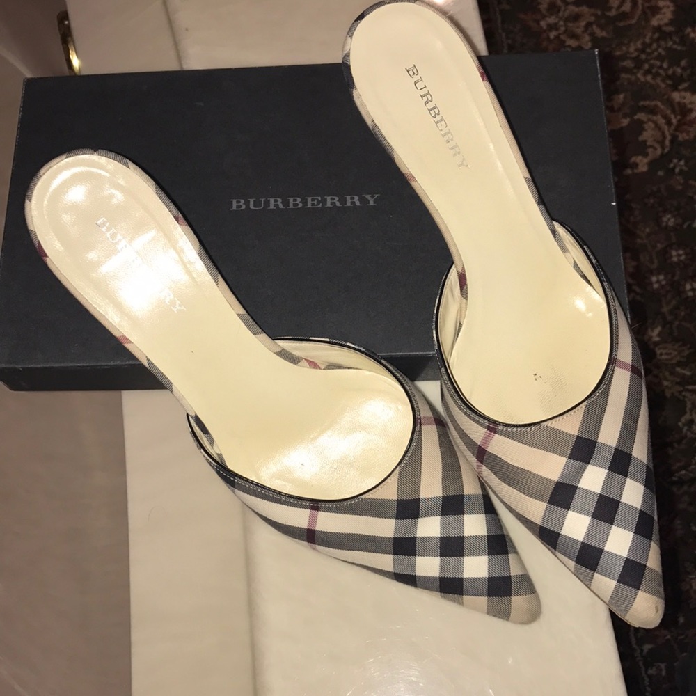 Burberry Heeled Mule
